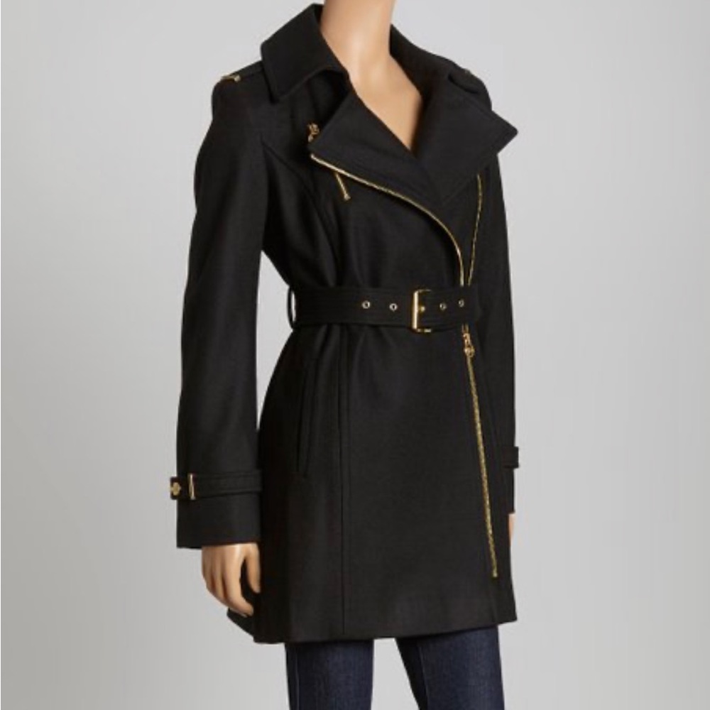 Michael Kors; suede jacket.